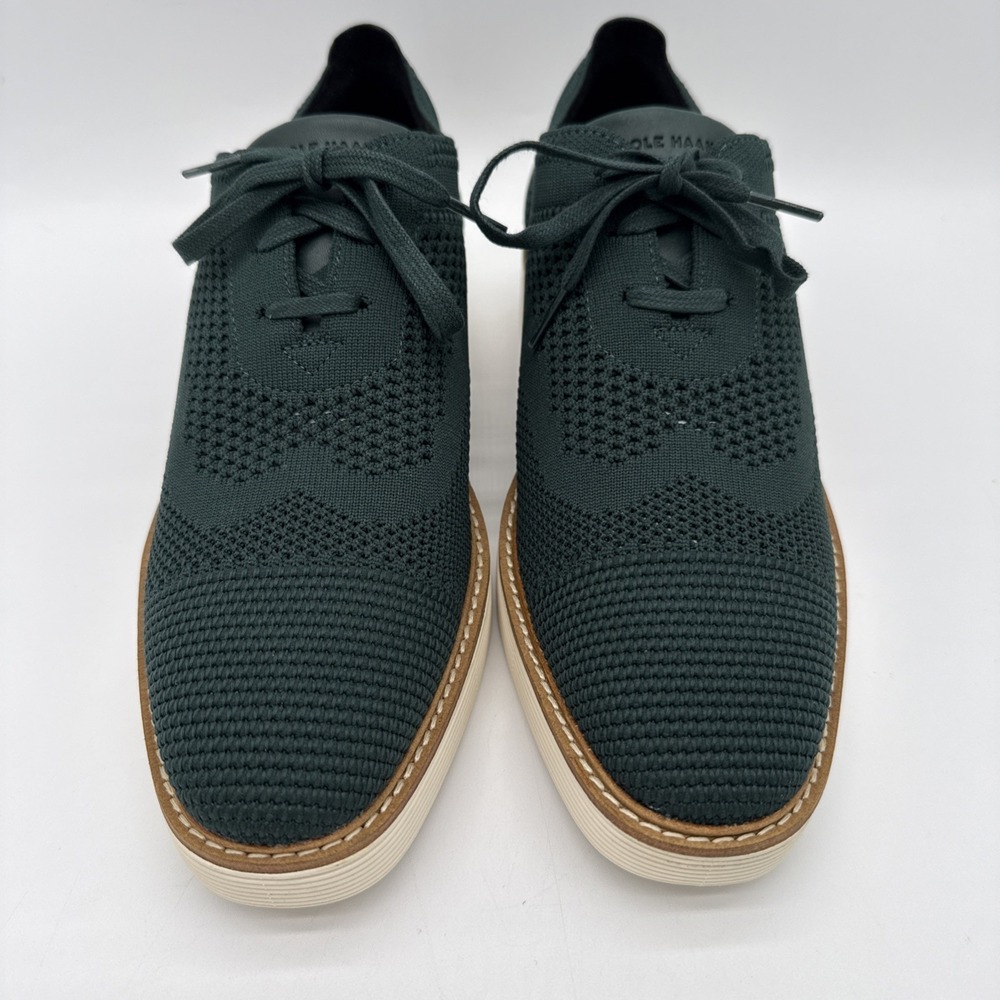 Cole Haan Women's ØriginalGrand Platform Wingtip Style W28988 Size 11B Green‎ - Picture 3 of 10